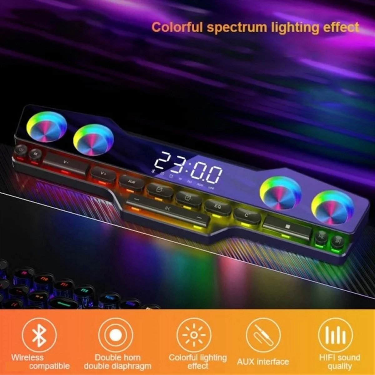 DTC5 V18 Dazzle Colour Speaker - Gaming Speaker recension och pris