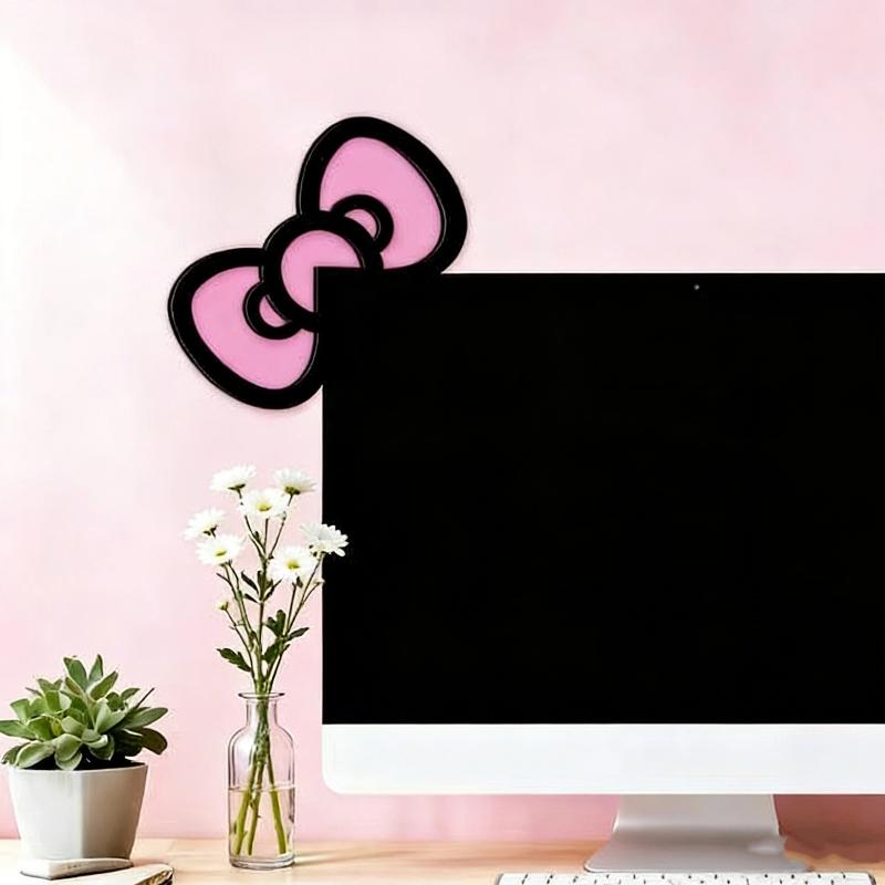 New 1/2Pcs Wooden Bowknot PC A - Pc Gaming Kawaii recension och pris