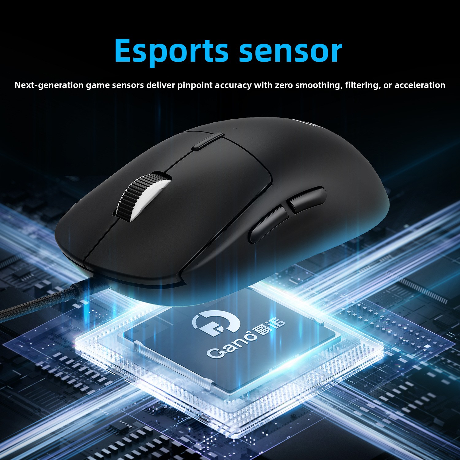 GPW-Y PAW3395 Lightweight Wire - Pc Gaming Y60 recension och pris