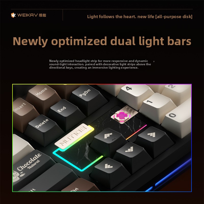 WEIKAV NUT108 Mechanical Keybo - Gaming Pc Equipment recension och pris