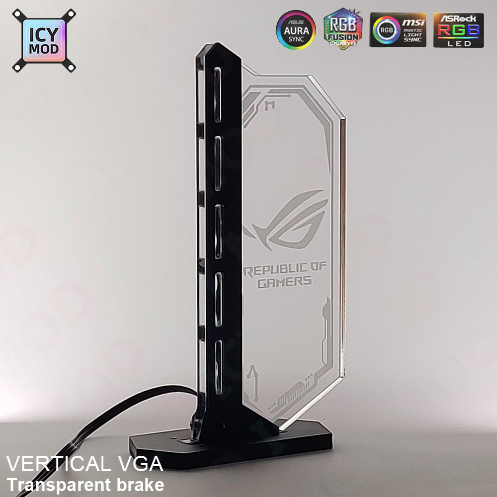 Transparent Vertical GPU Suppo - Pc Gaming Nvidia 4090 recension och pris