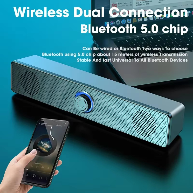 Bluetooth 5.0 4D Surround Soun - Gaming Speaker recension och pris