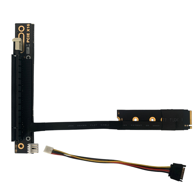PCIe 3.0 M.2 M Key NVMe To X16 - Gpu Vertical Mount recension och pris