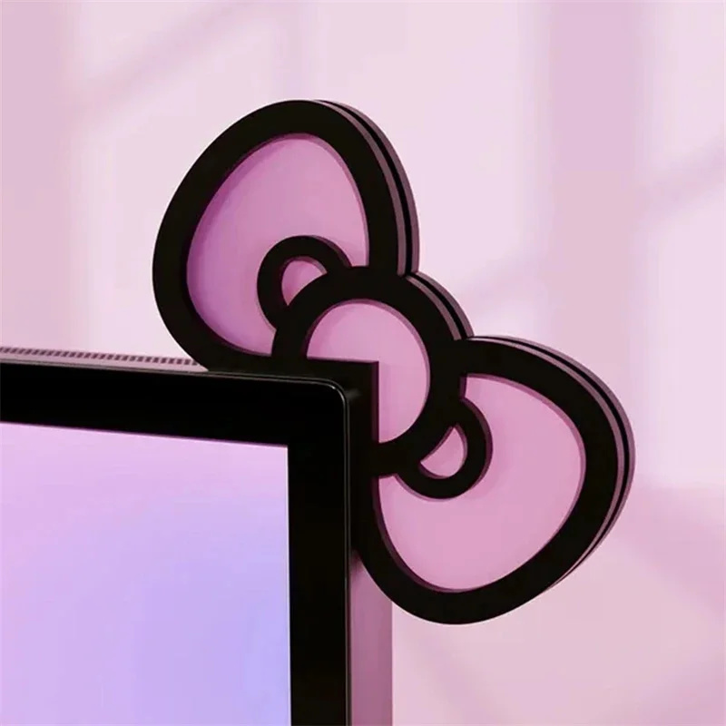 Kawaii Pink Acrylic Bow Monito - Pc Gaming Kawaii recension och pris