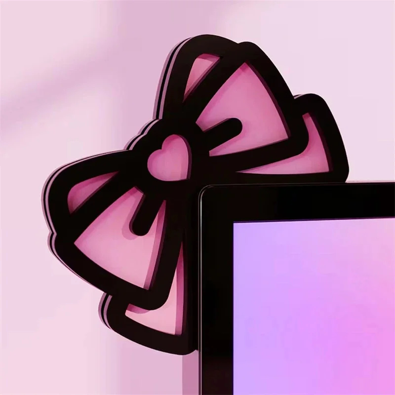 Kawaii Pink Acrylic Bow Monito - Pc Gaming Kawaii recension och pris