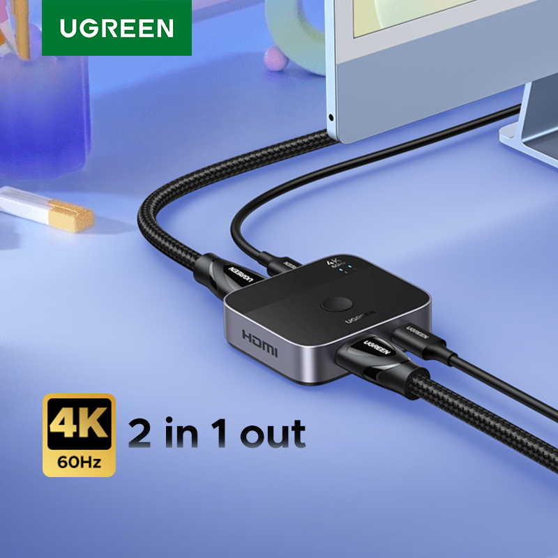 UGREEN HDMI USB C Switch 2 in  - Pc Gaming Gigabyte recension och pris