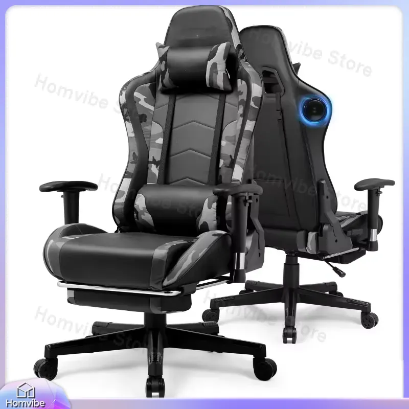 Ergonomic Gaming Chair with Bl - Gaming Speaker recension och pris