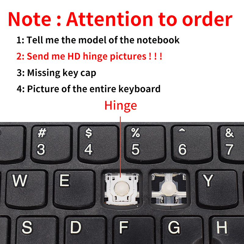Replacement Key Cap Hinge For  - Pc Gaming Apple recension och pris