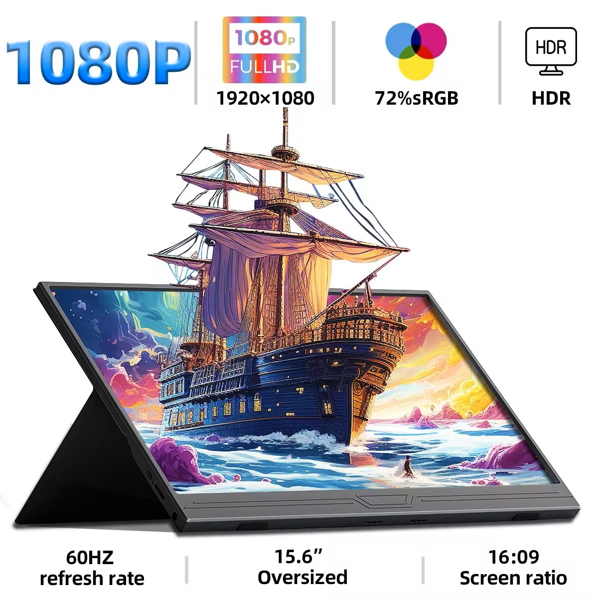 ZSUS 15.6-Inch Portable Monito - Pc Gaming Gigabyte recension och pris