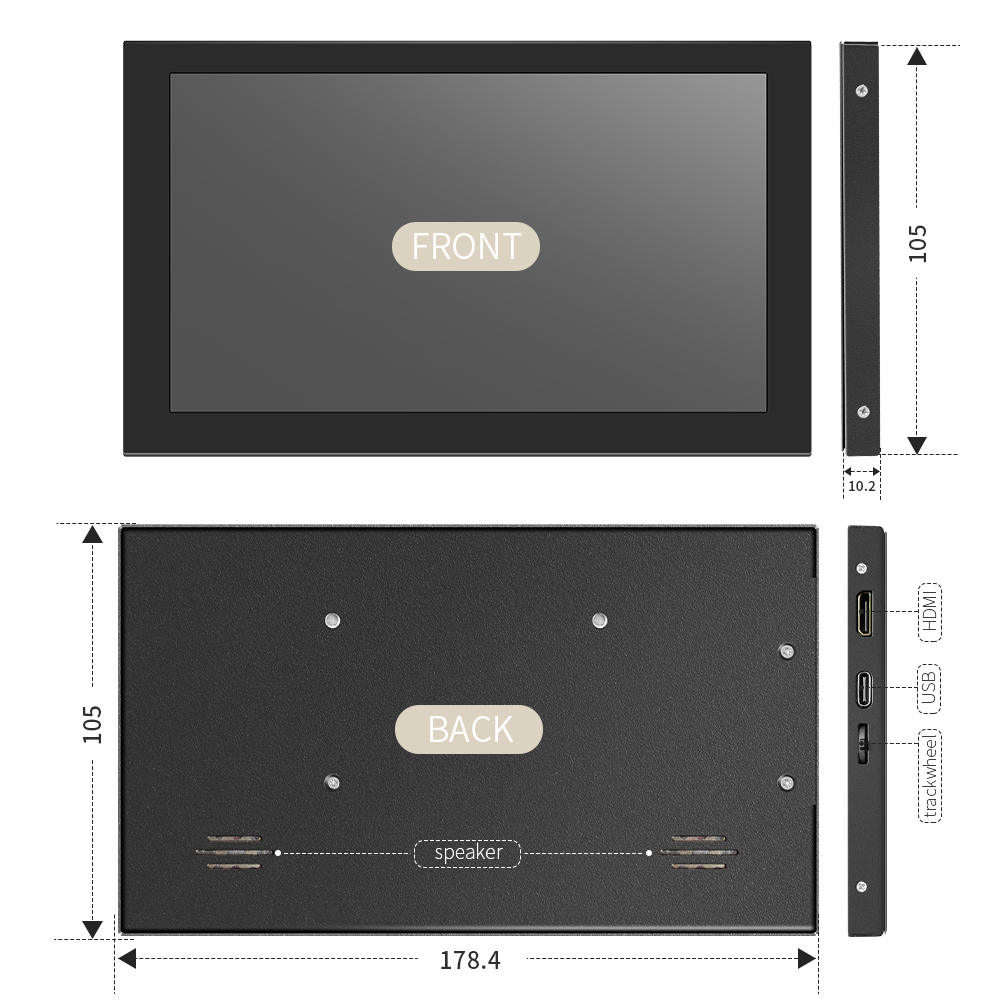7-Inch LCD Touch Screen Panel  - Pc Gaming Gigabyte recension och pris