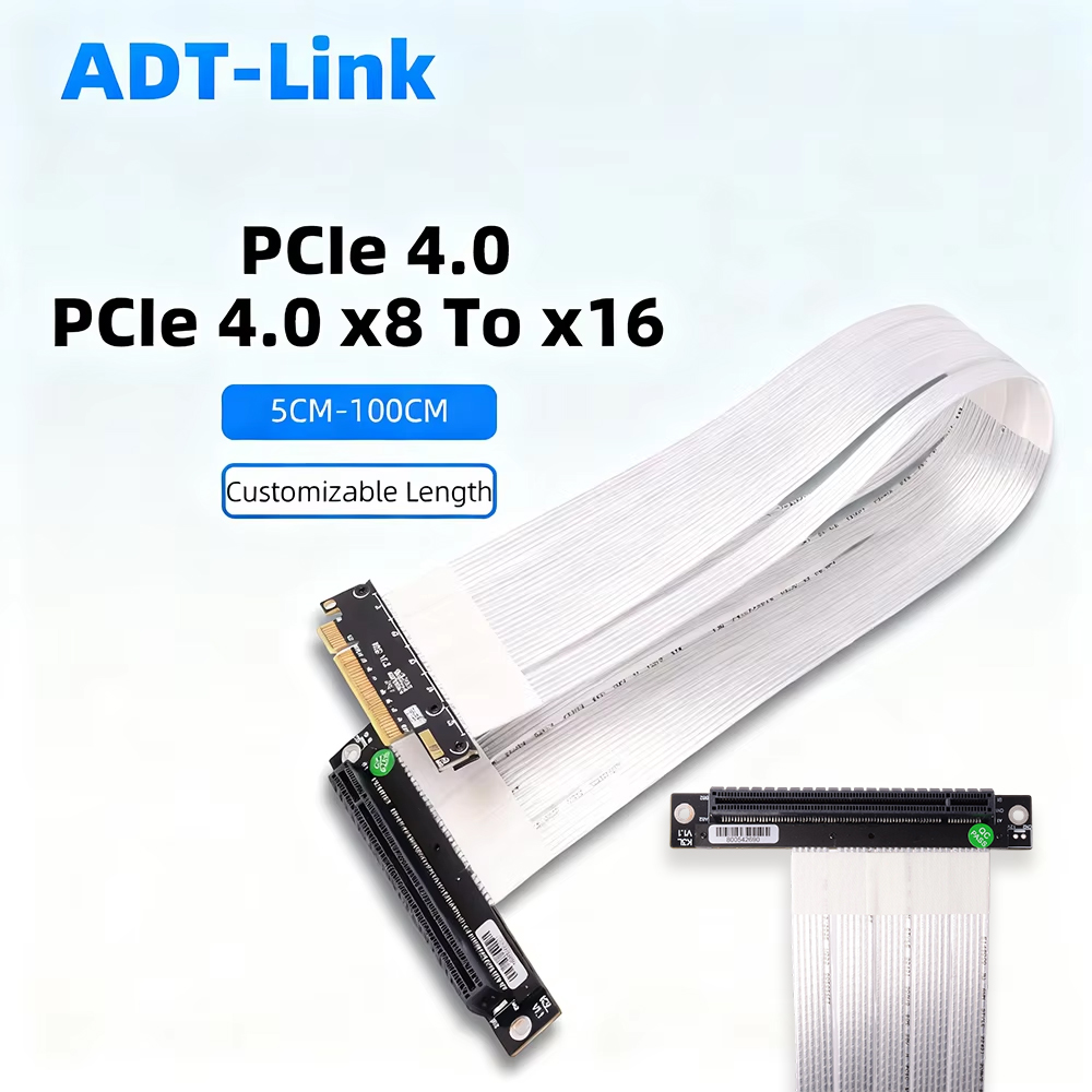 ADT-Link PCIE 4.0 3.0 X8 To X1 - Gpu Vertical Mount recension och pris