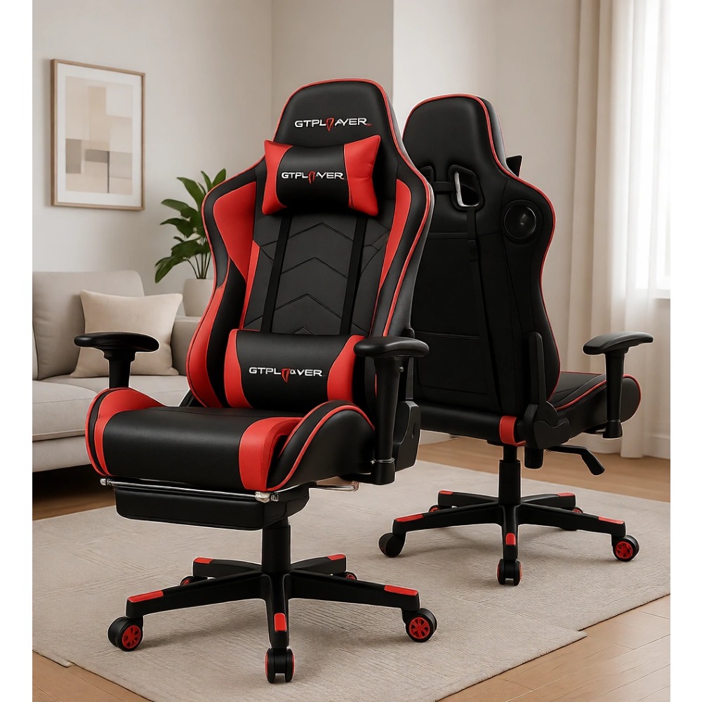 Ergonomic Gaming Chair with Bl - Gaming Speaker recension och pris
