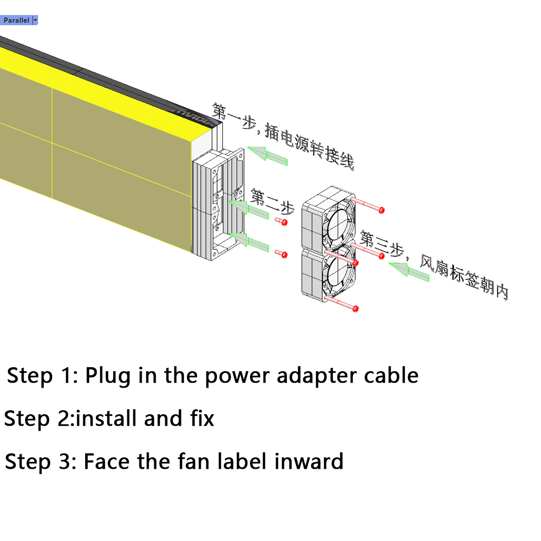 ADT-Link Universal GPU Cooler  - Gpu Vertical Mount recension och pris